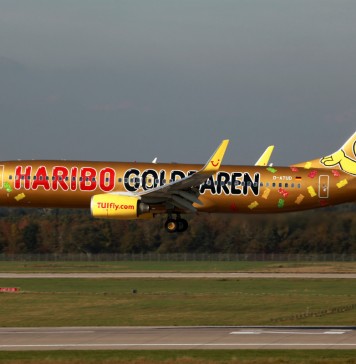 Haribo-Flugzeug