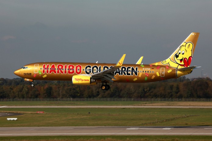 Haribo-Flugzeug