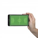 Fußball auf dem Handy