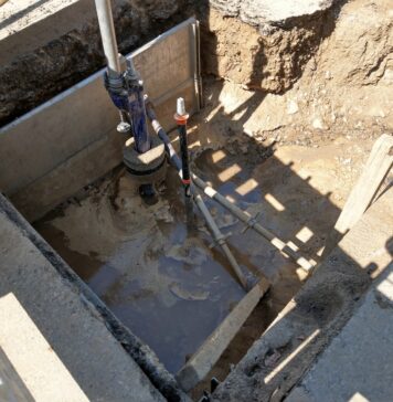 Baustelle an der B9: Defekter Hydrant führte zu unterspülter Straße