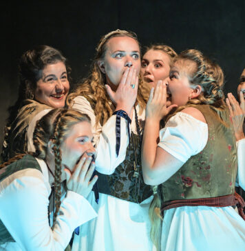 Ensemble in Hochzeit am Theater Bonn | Foto © Bettina Stöß
